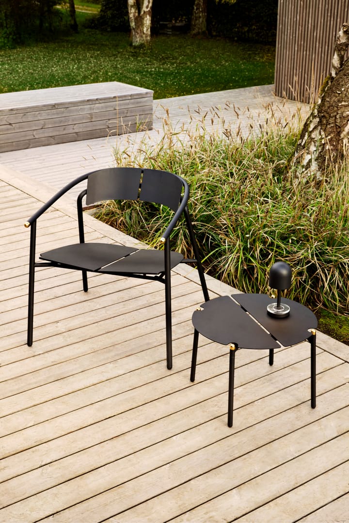 NOVO lounge tafel Ø50x35 cm, black AYTM