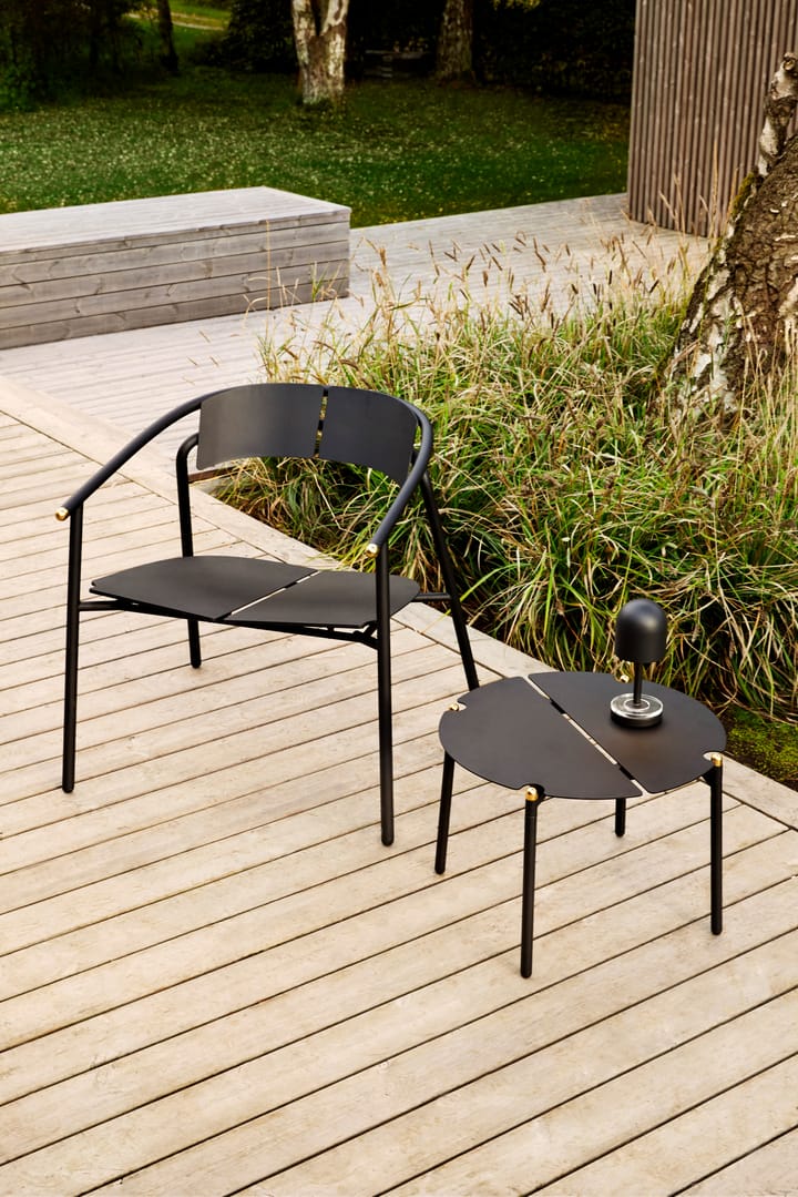 NOVO lounge tafel Ø50x35 cm - black - AYTM