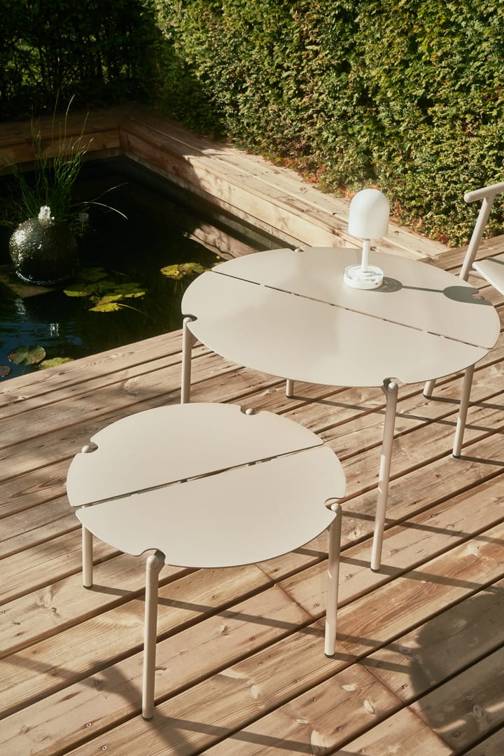 NOVO lounge tafel Ø50x35 cm - taupe - AYTM