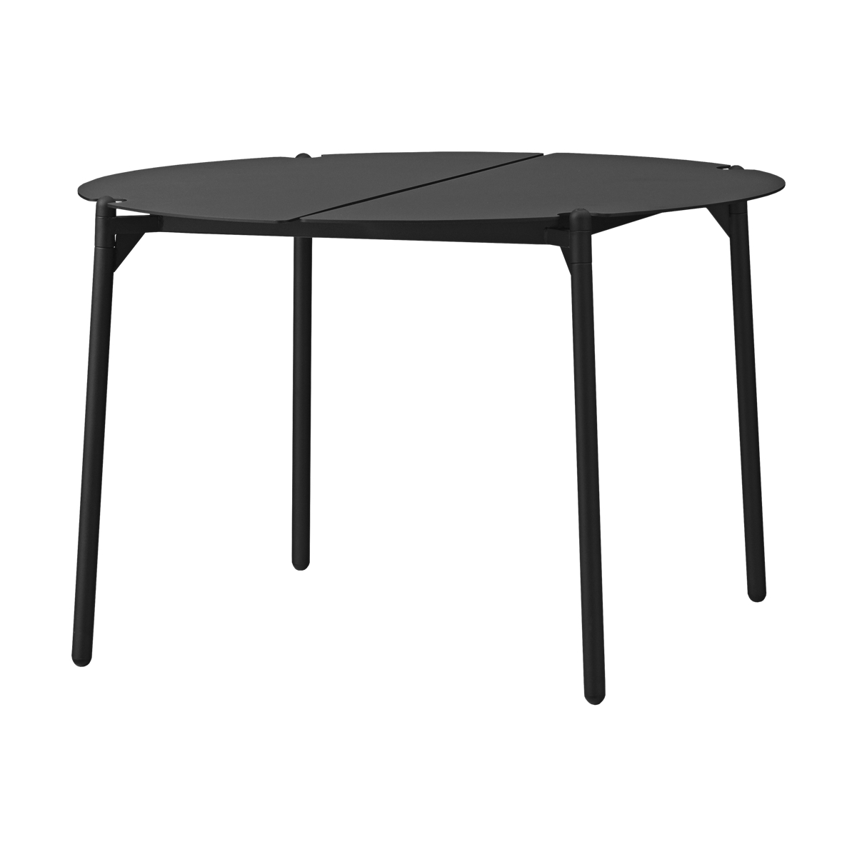 AYTM NOVO lounge tafel o70x45 cm Black | Scandinavisch Interieur | Tuintafels | Zwart
