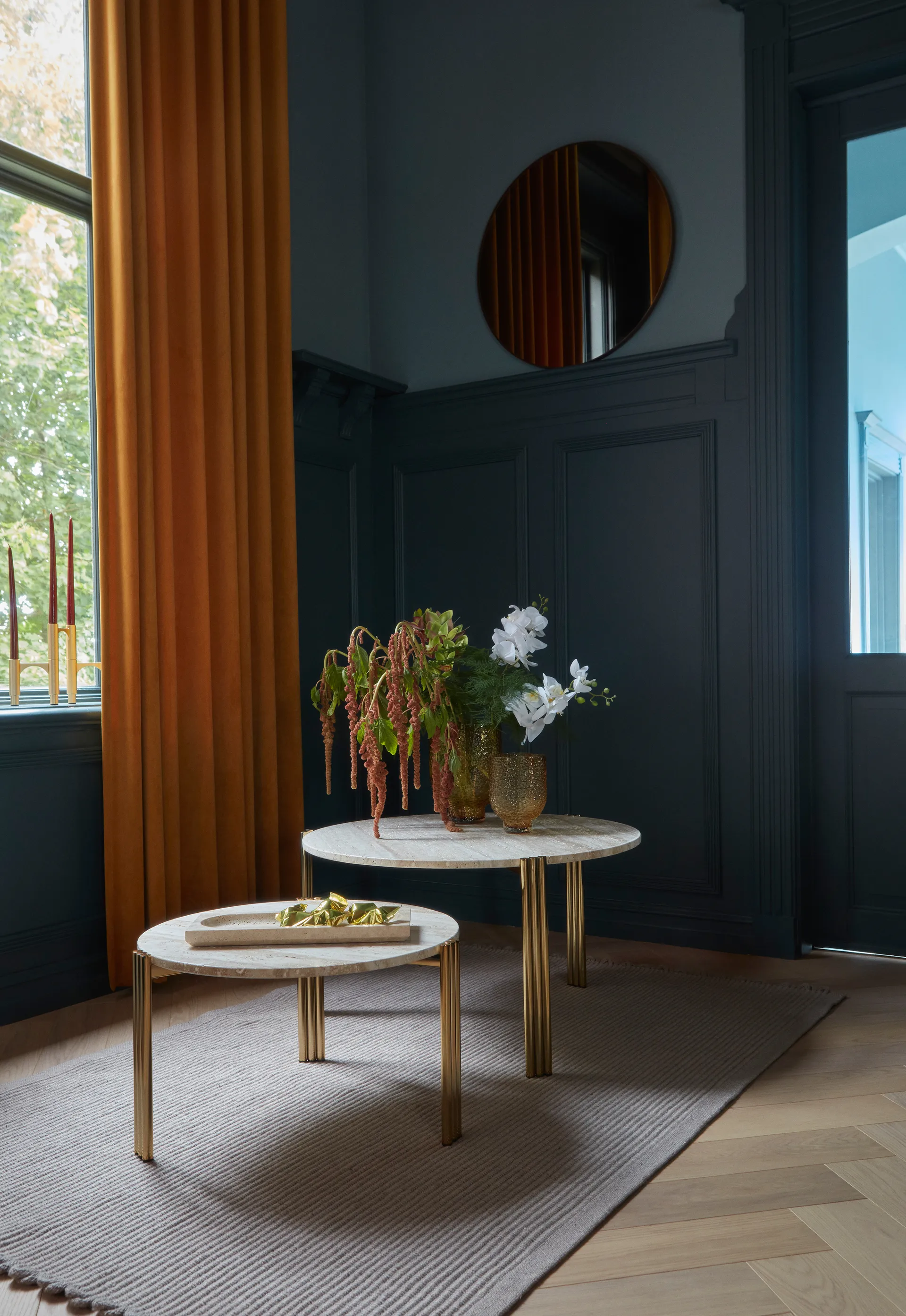 Redono vloerkleed taupe, 140x200 cm AYTM