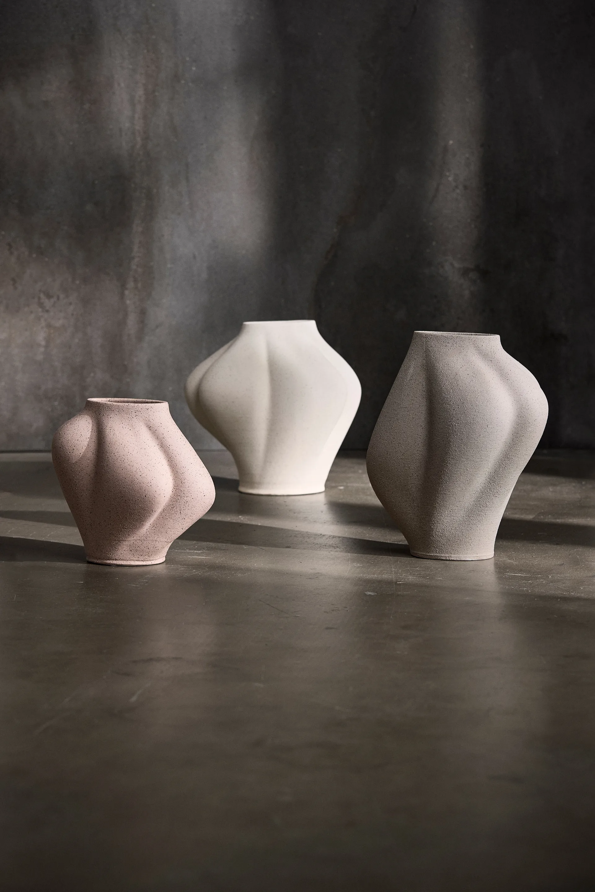 Saltare vaas, Cream, Ø15x25 cm AYTM