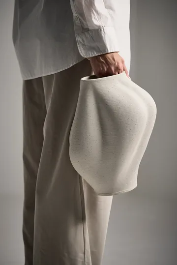 Saltare vaas - Cream, Ø17x35 cm - AYTM