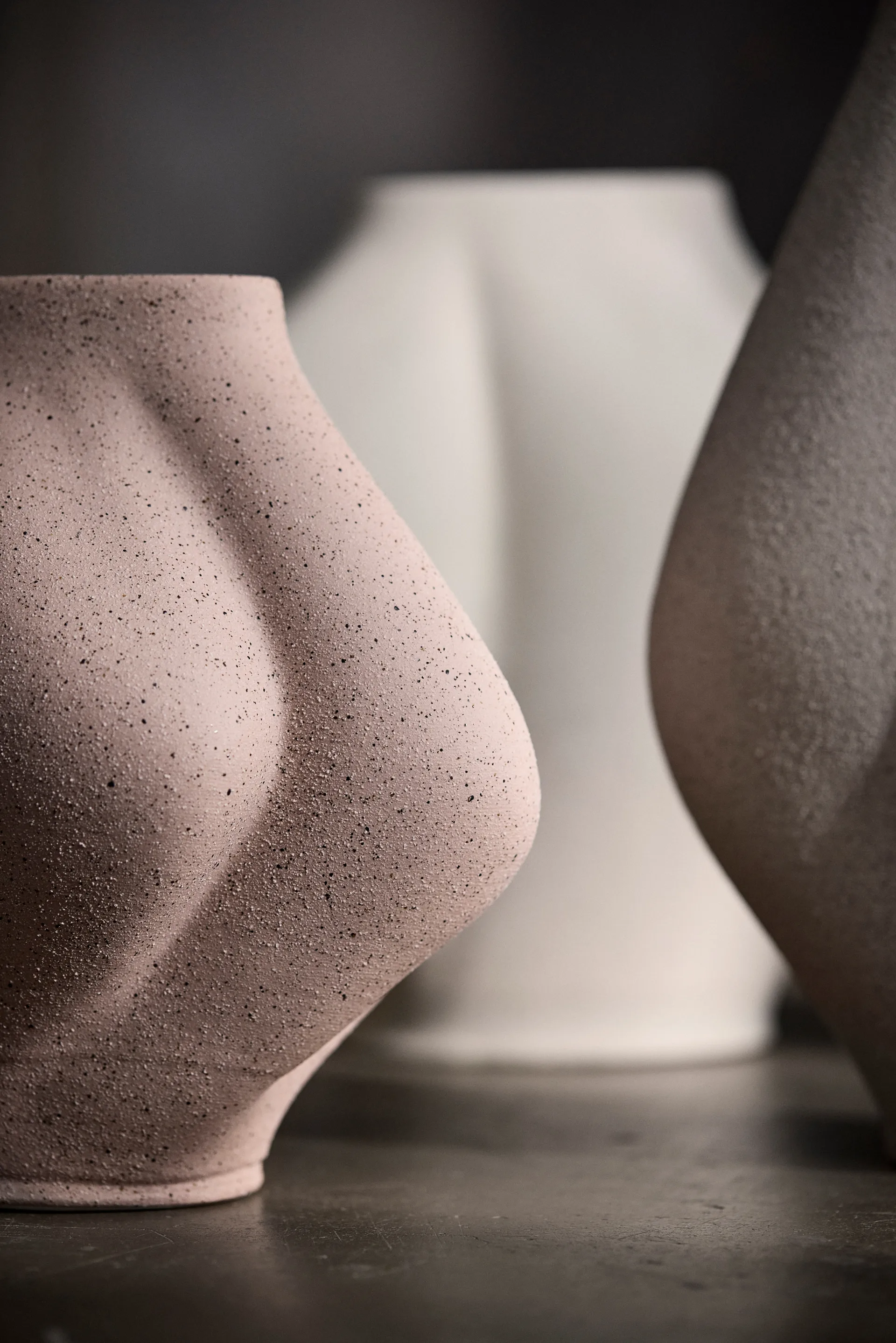 Saltare vaas, Rose, Ø15x25 cm AYTM