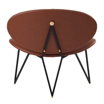 Semper loungestoel - Black-cognac - AYTM