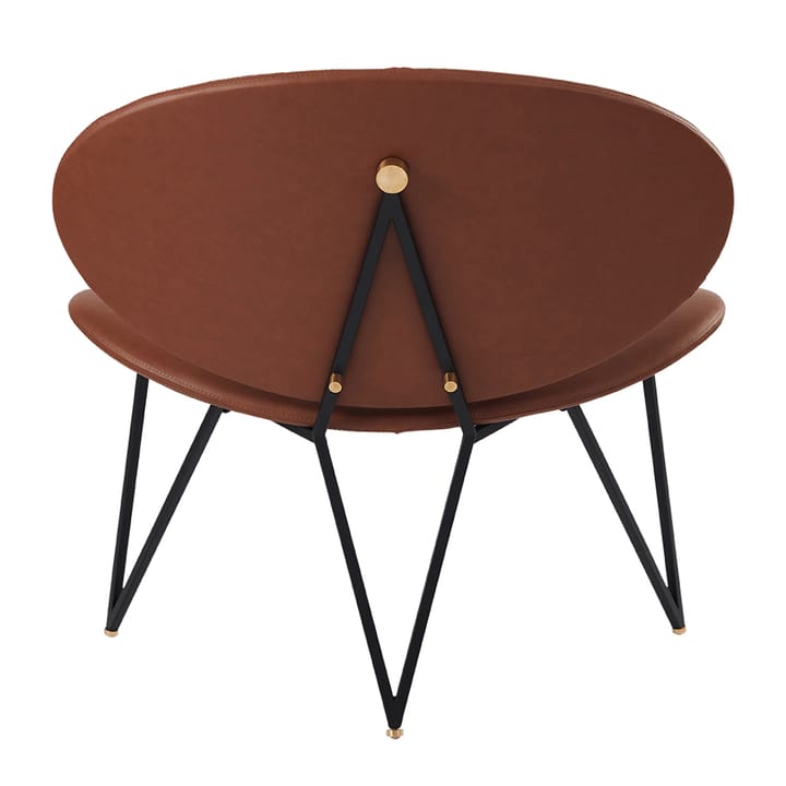 Semper loungestoel, Black-cognac AYTM