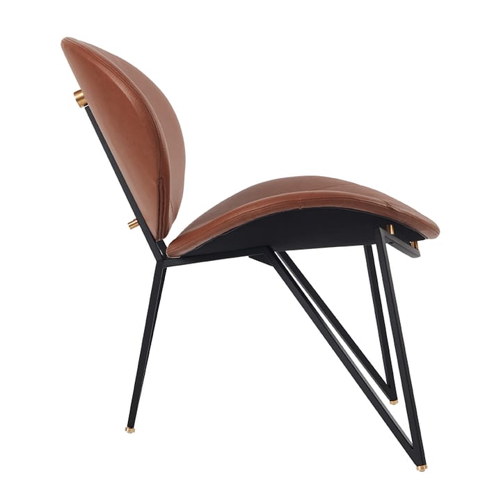 Semper loungestoel, Black-cognac AYTM