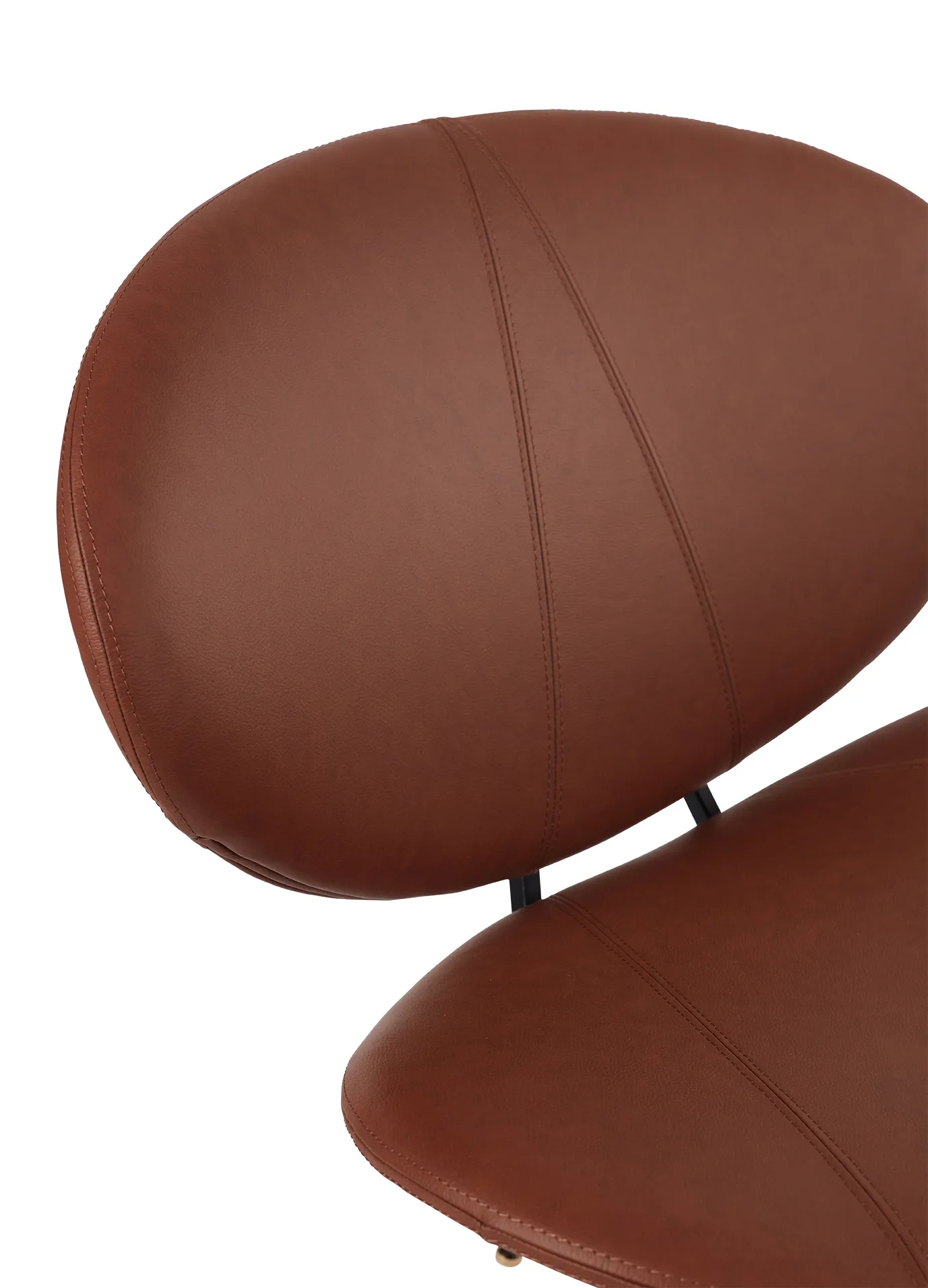 Semper loungestoel, Black-cognac AYTM