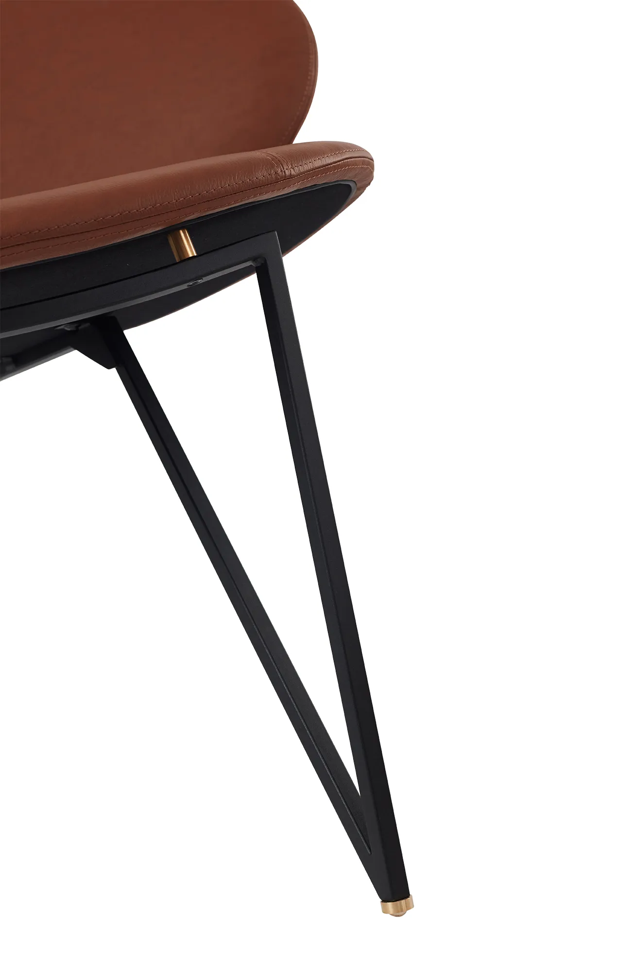 Semper loungestoel, Black-cognac AYTM