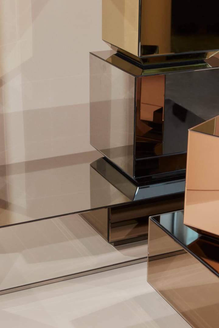 Speculum salontafel 80x80 cm, Zwart AYTM