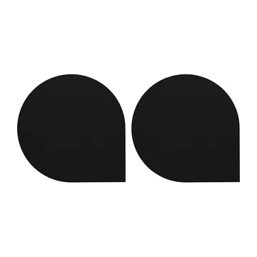 Stilla placemat 2-pack - Black - AYTM