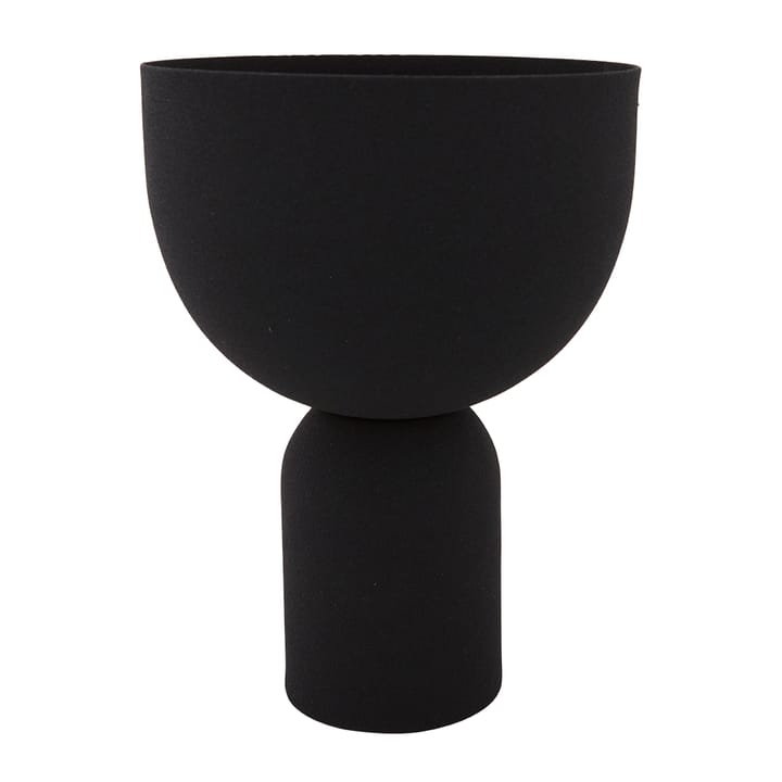 Torus bloempot Ø17 cm - Black-black - AYTM