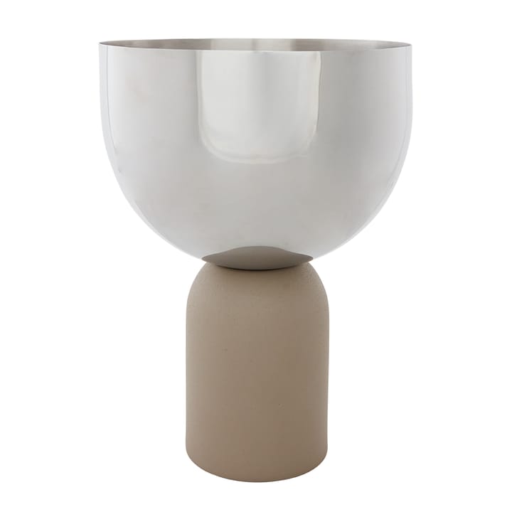 Torus bloempot Ø17 cm - Silver-taupe - AYTM