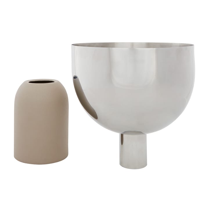 Torus bloempot Ø17 cm, Silver-taupe AYTM