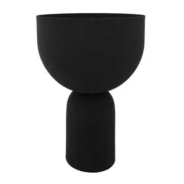 Torus bloempot Ø22 cm - Black-black - AYTM