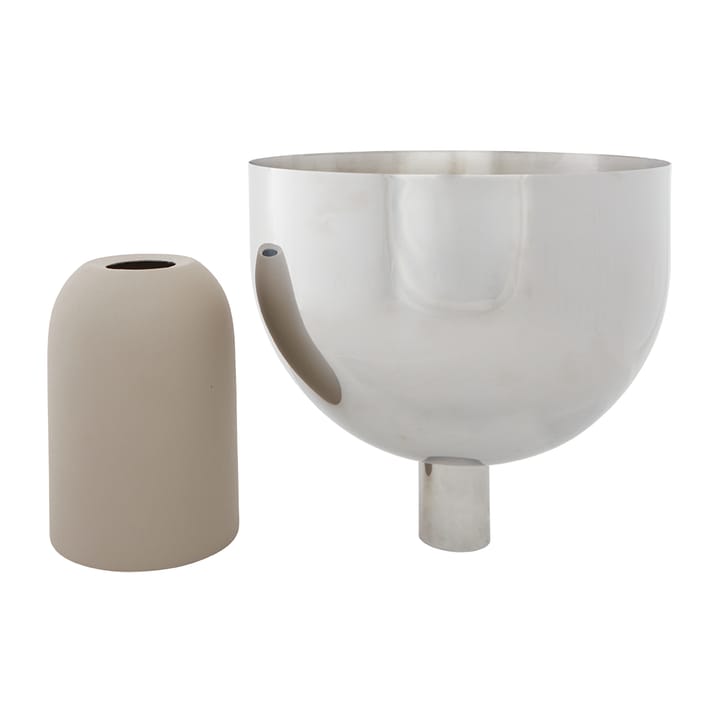 Torus bloempot Ø22 cm, Silver-taupe AYTM