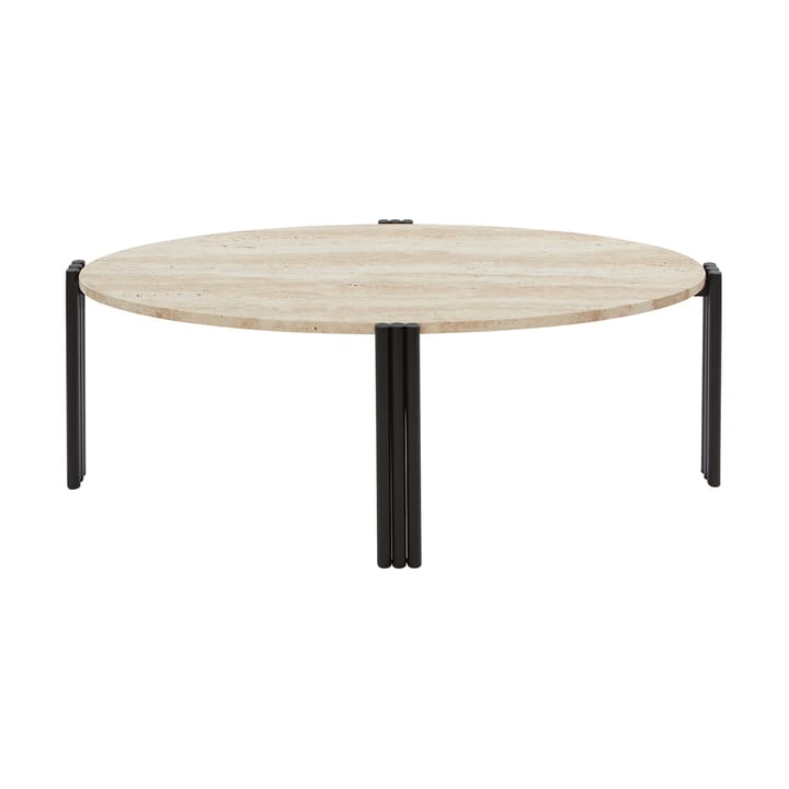 Tribus salontafel ovaal 92,4x47,6x35 cm - Zwarte travertijn - AYTM