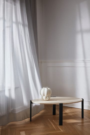 Tribus salontafel ovaal 92,4x47,6x35 cm - Zwarte travertijn - AYTM