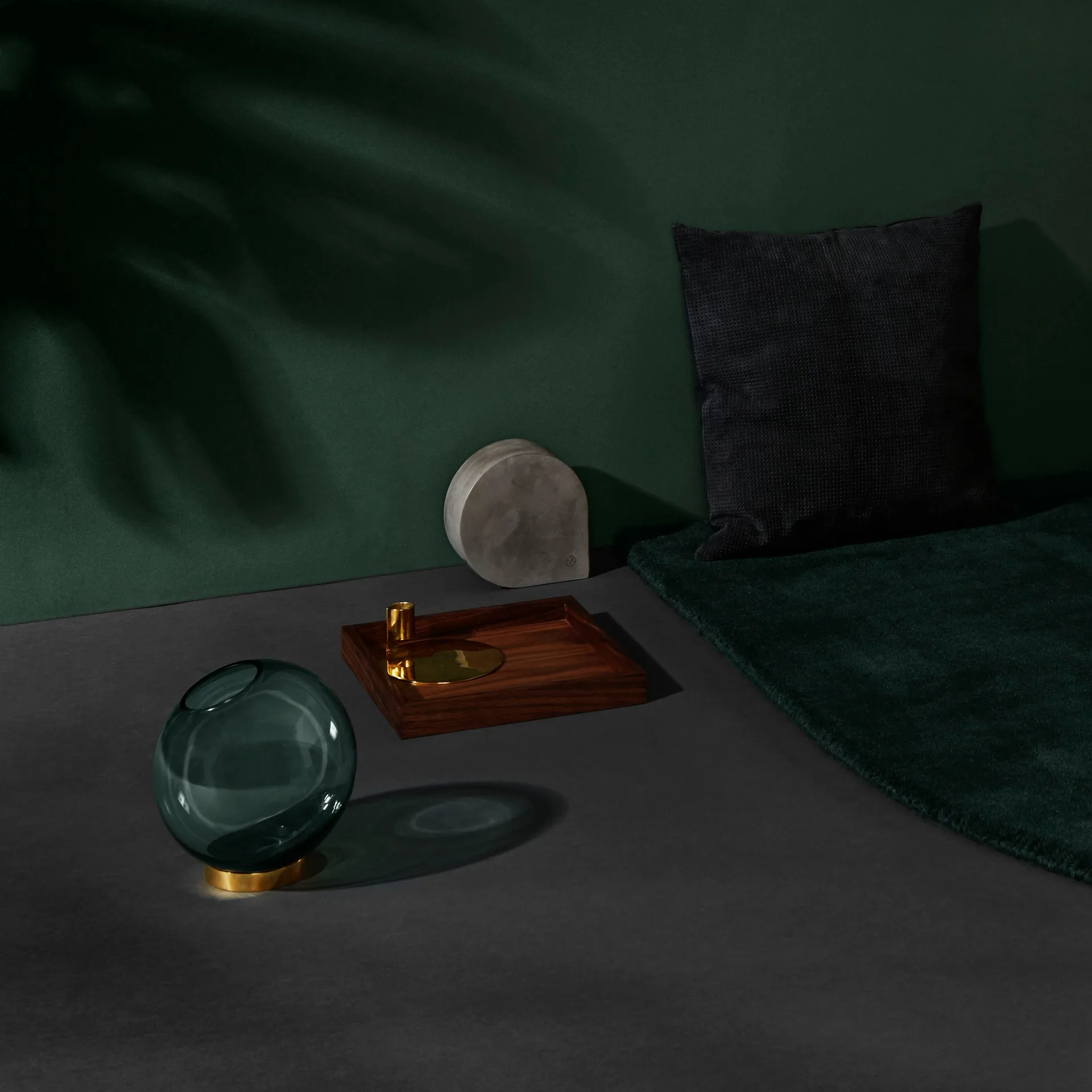 Unity dienblad vierkant walnoot, groot AYTM