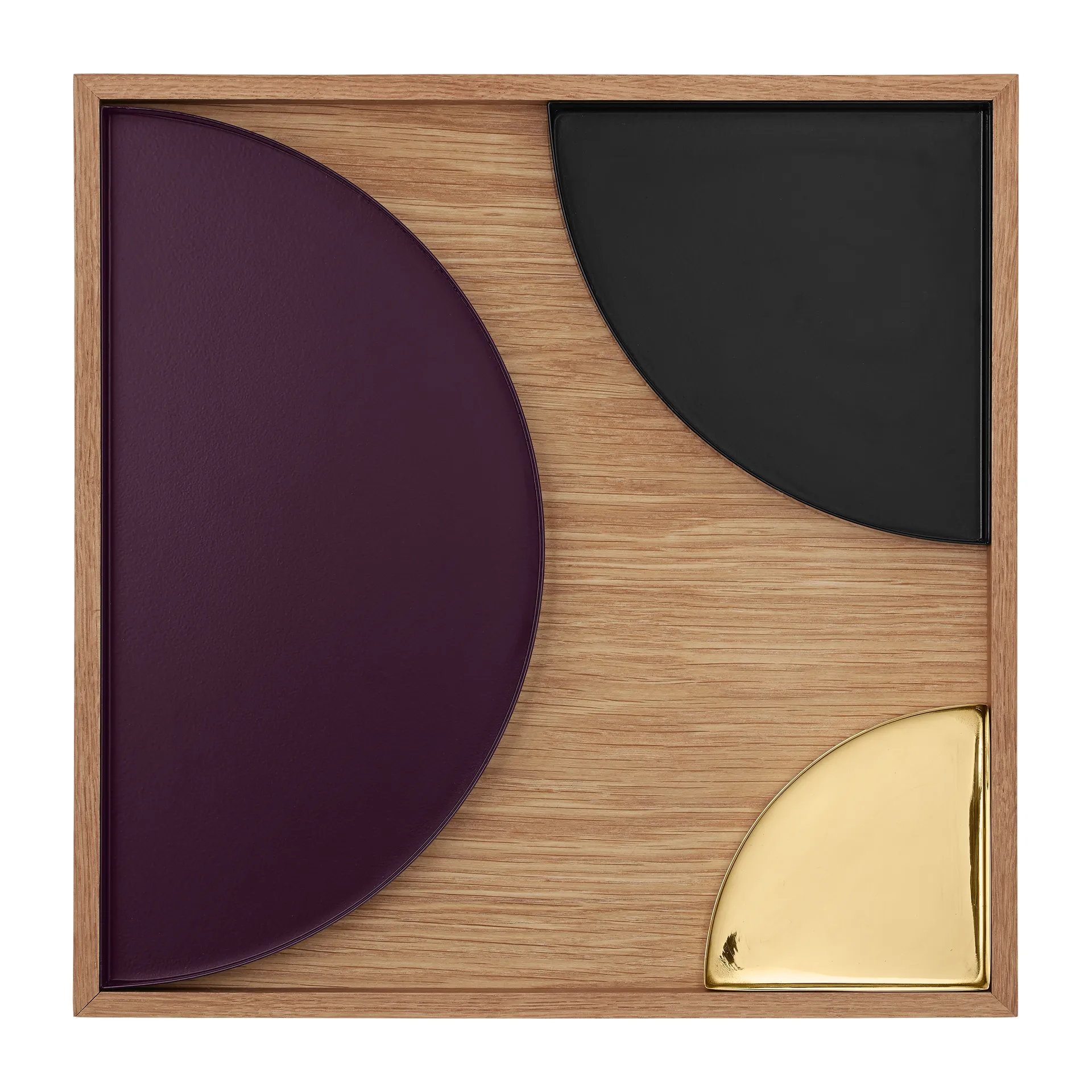 Unity square dienblad eiken, Large AYTM