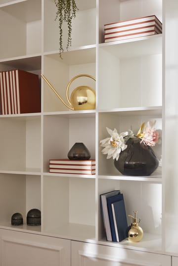 Uno lantaarn-vaas 21 cm - Zwart - AYTM