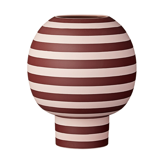 AYTM Varia vaas 21 cm Rose-bordeaux | Scandinavisch Interieur | Vazen | Rood