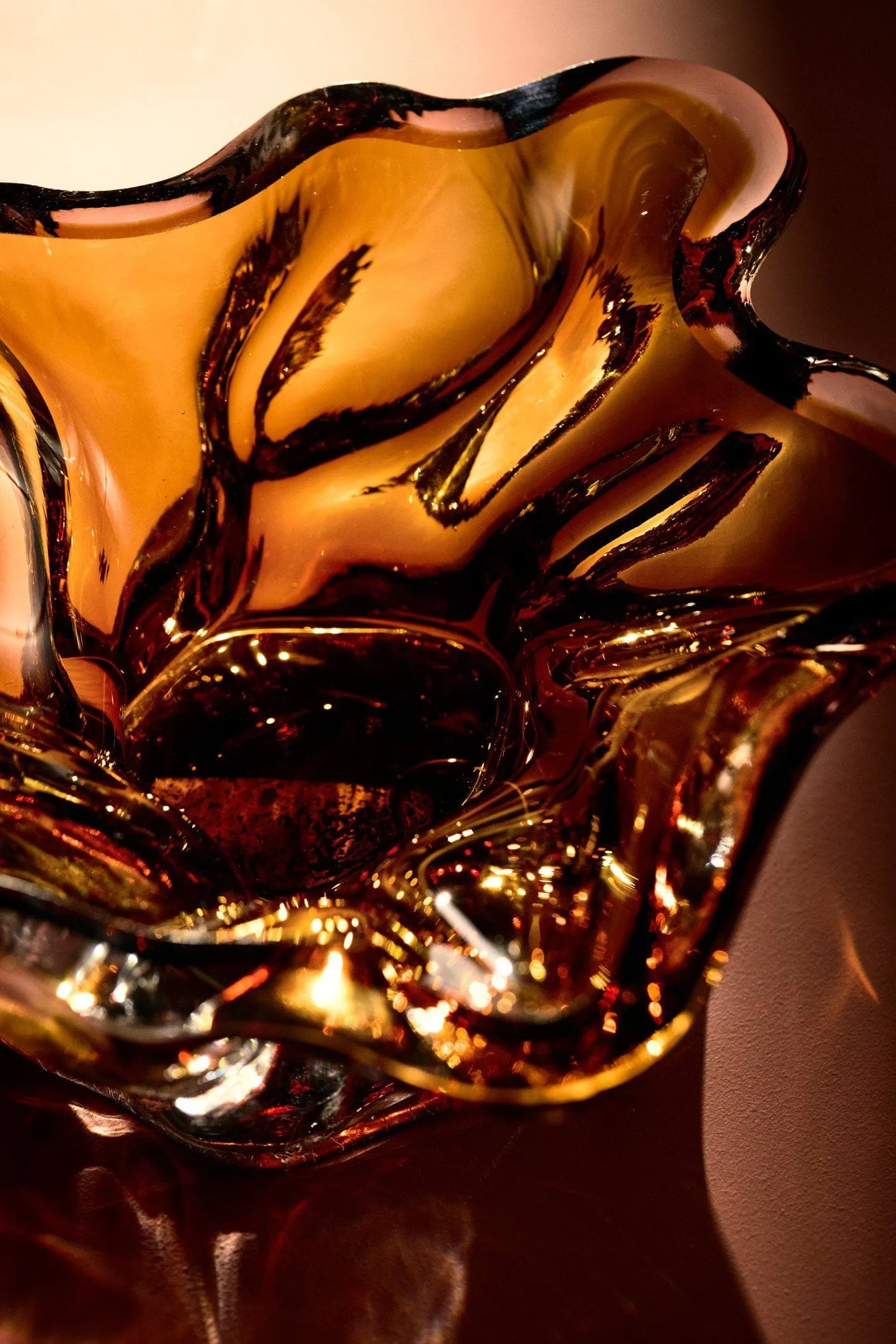 Vena decoratieschaal, Amber AYTM