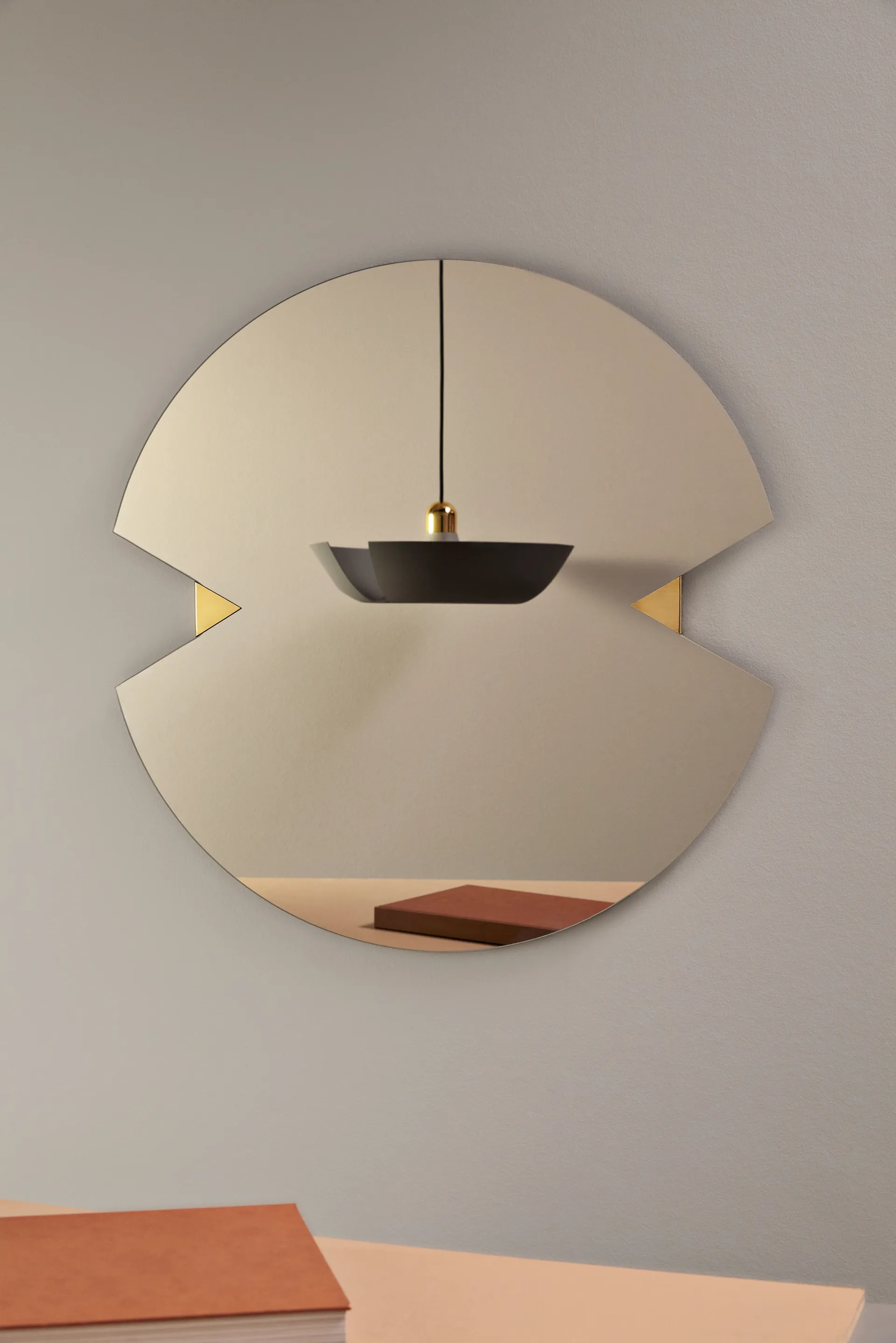 Verto spiegel Ø70 cm, Zwart AYTM