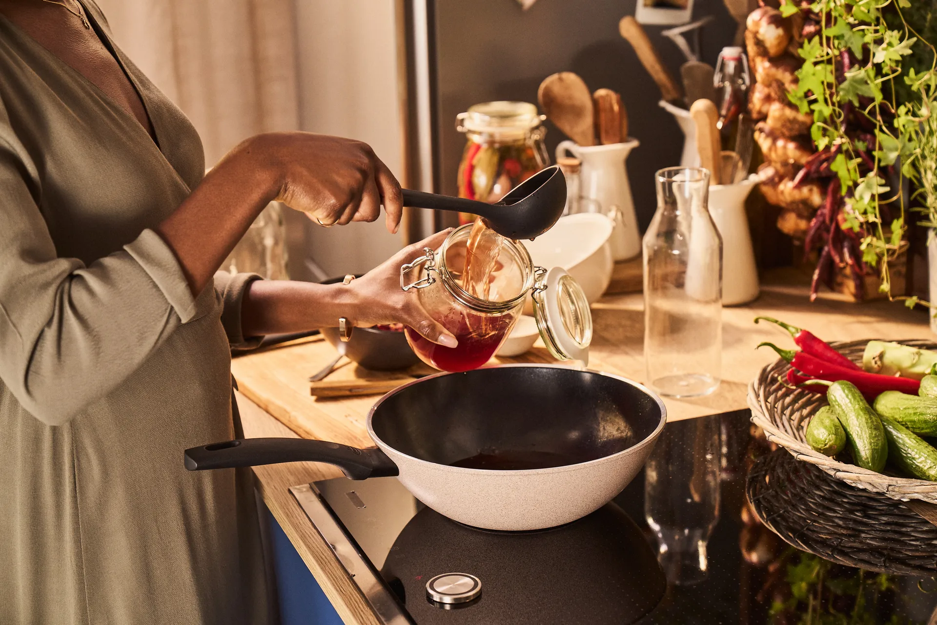 Ballarini Ledro keramische non-stick wok, 28 cm Ballarini