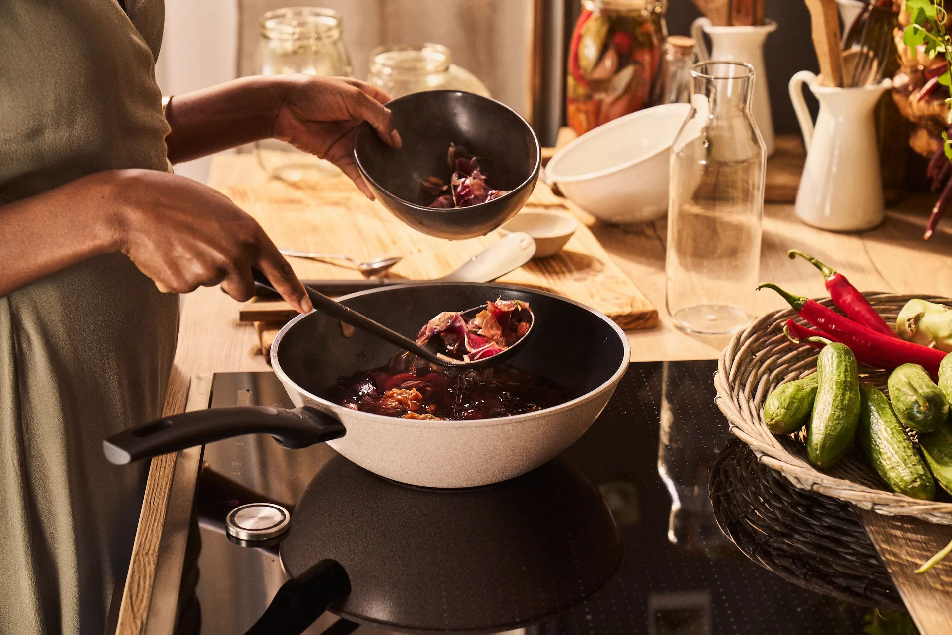 Ballarini Ledro keramische non-stick wok, 28 cm Ballarini