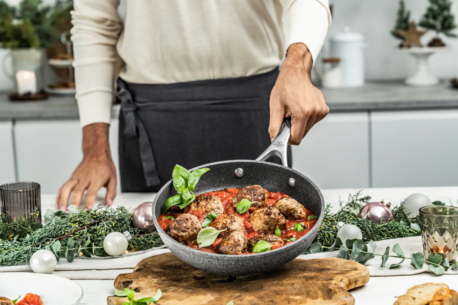 Ballarini Ti-X koekenpan aluminium, 24 cm Ballarini