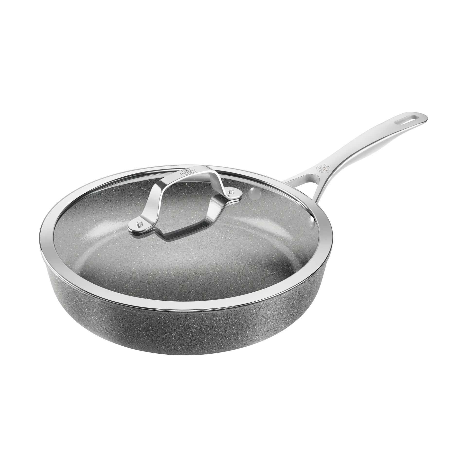 Salina Ceramic Granit sauteerpan met glazen deksel, 28 cm Ballarini