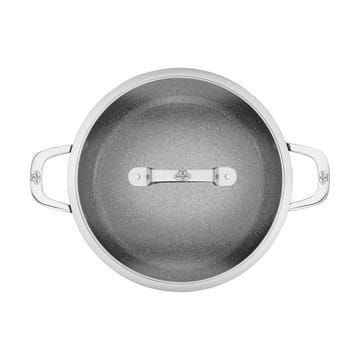 Salina Ceramic Granit serveerpan met glazen deksel - 28 cm - Ballarini
