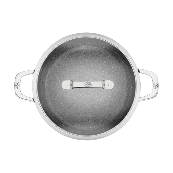 Salina Ceramic Granit serveerpan met glazen deksel, 28 cm Ballarini