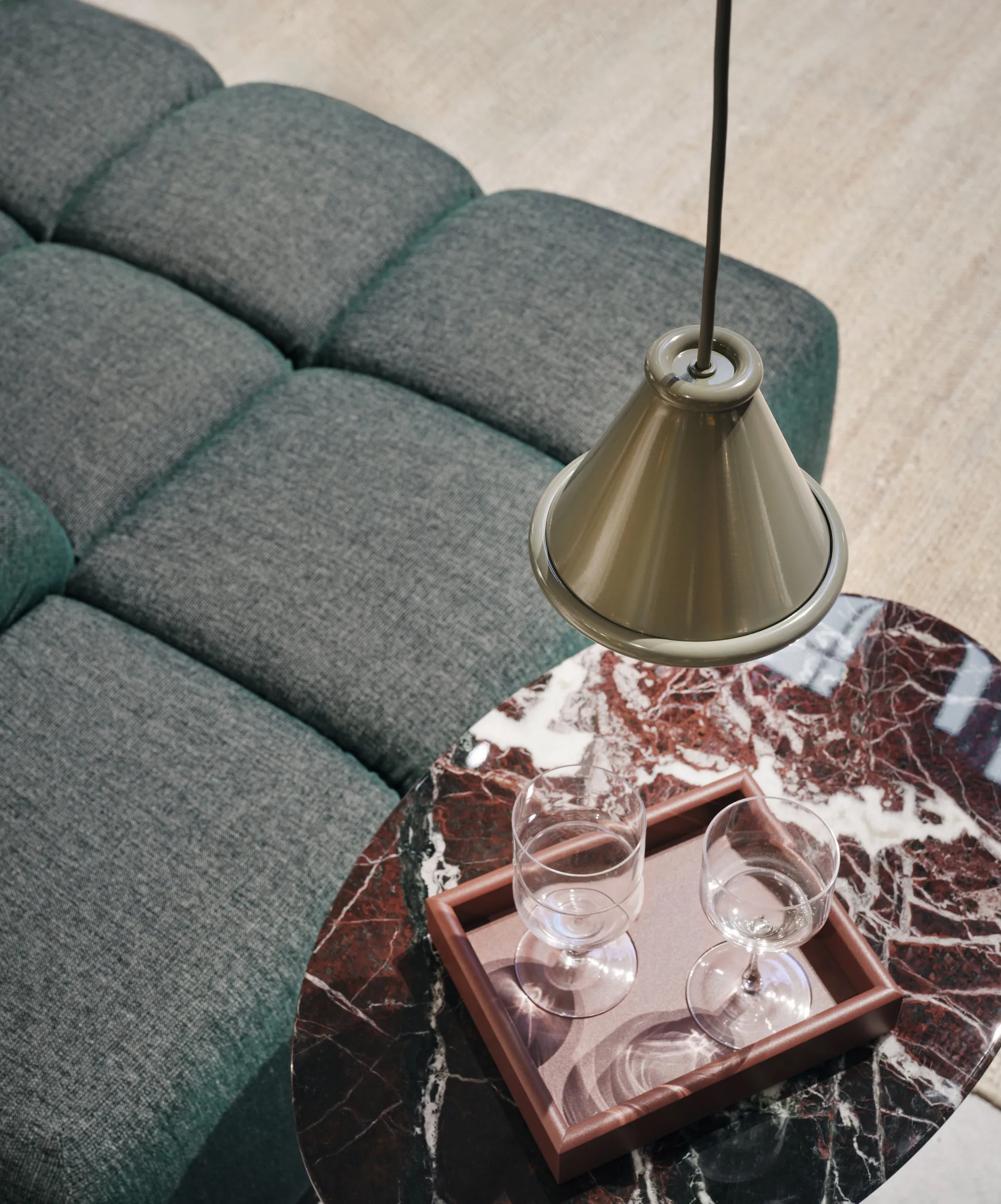 Belle hanglamp Ø15 cm, Moss grey Belid