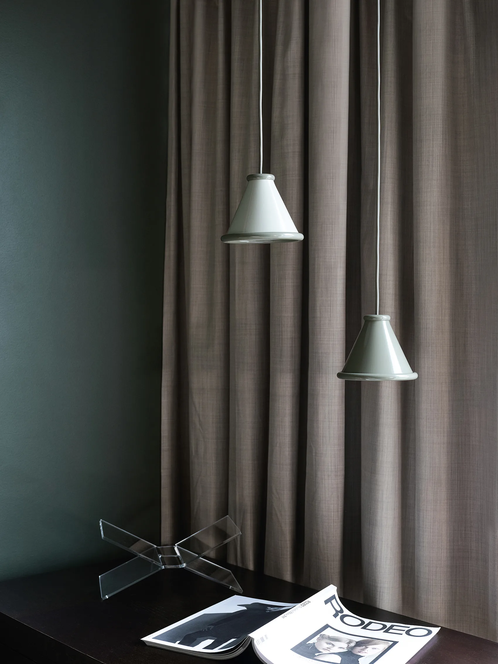 Belle hanglamp Ø15 cm, Pepple grey-moss grey Belid