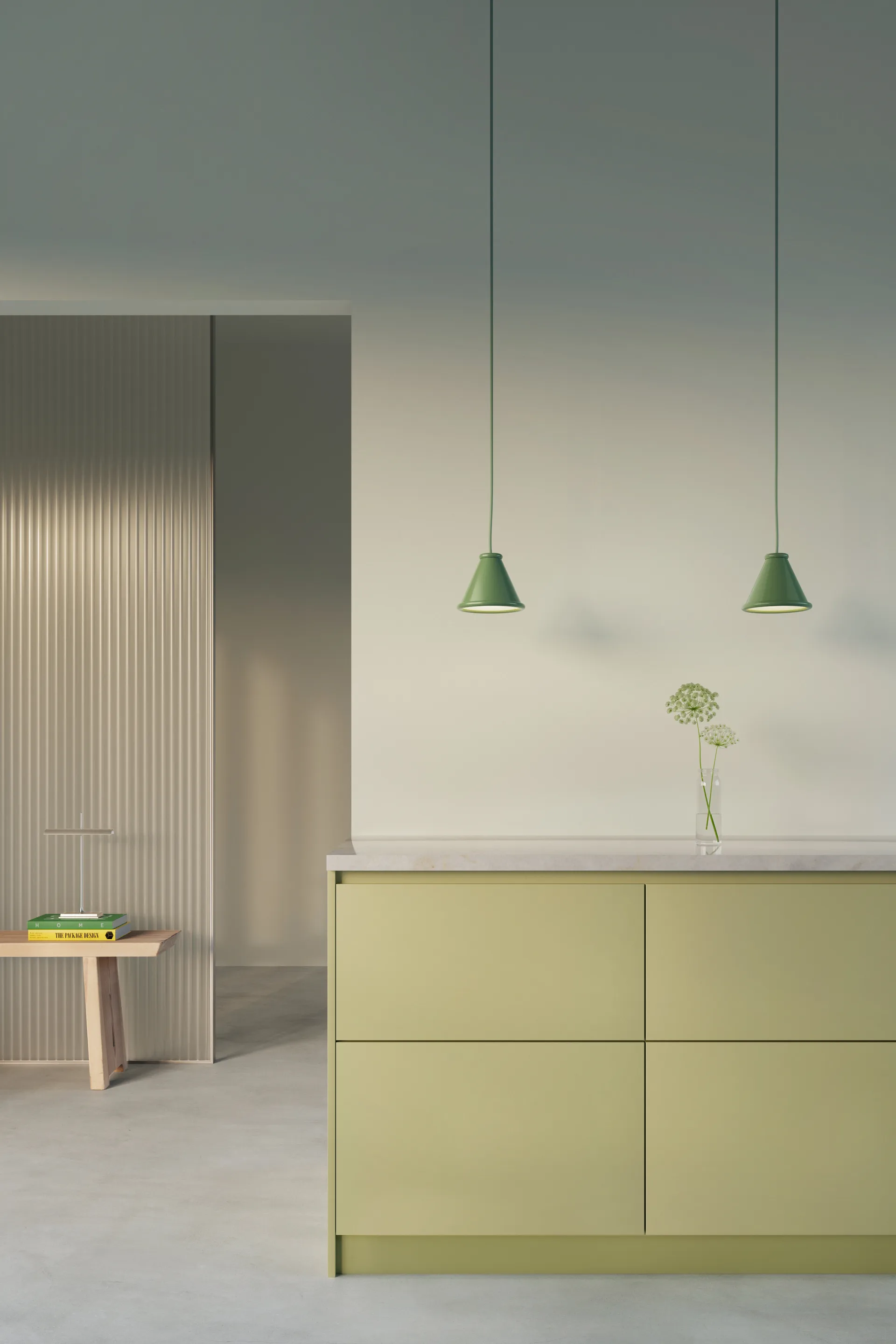 Belle hanglamp Ø15 cm, Reseda green Belid