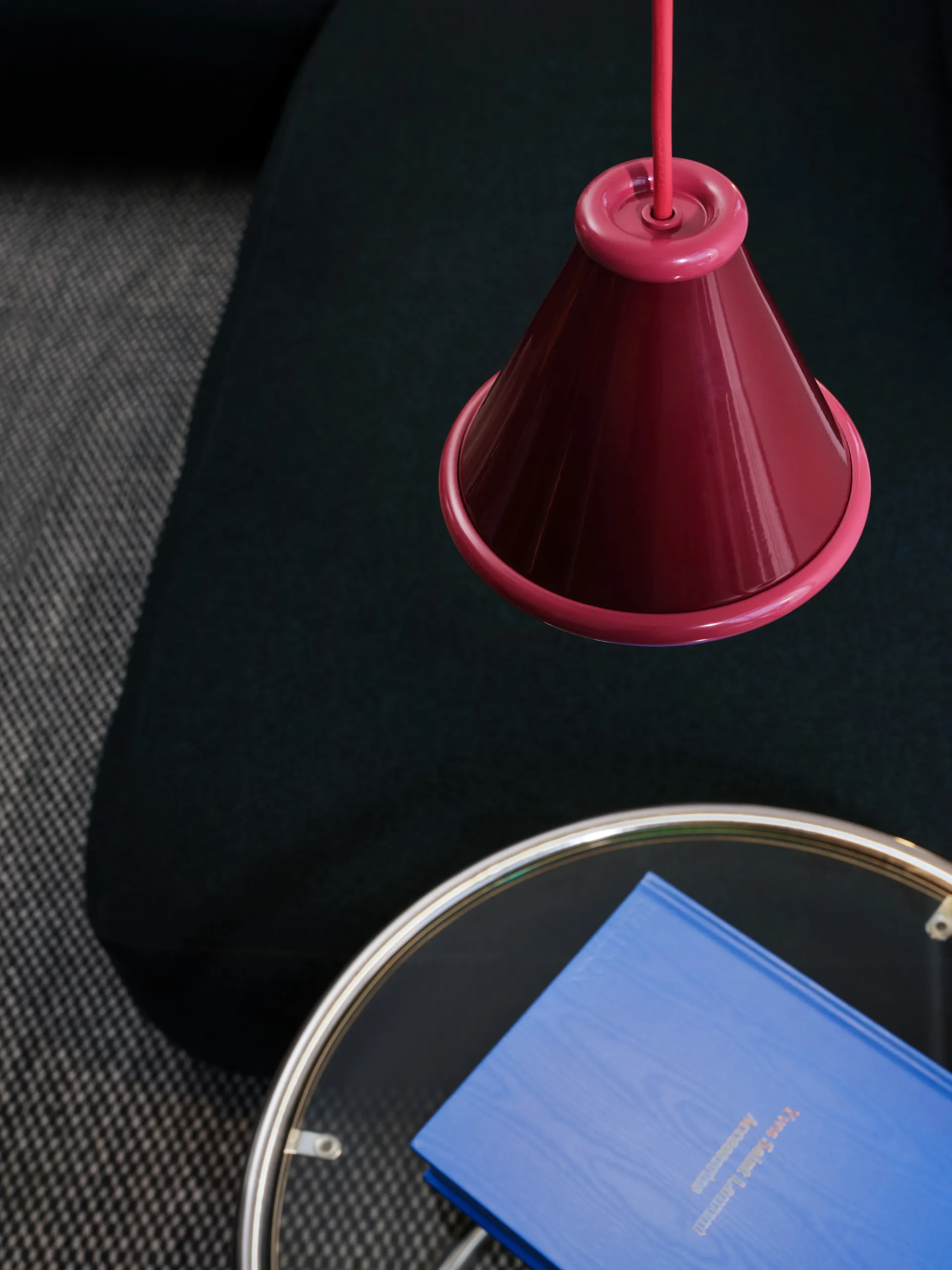 Belle hanglamp Ø15 cm, Wine red-red violet Belid