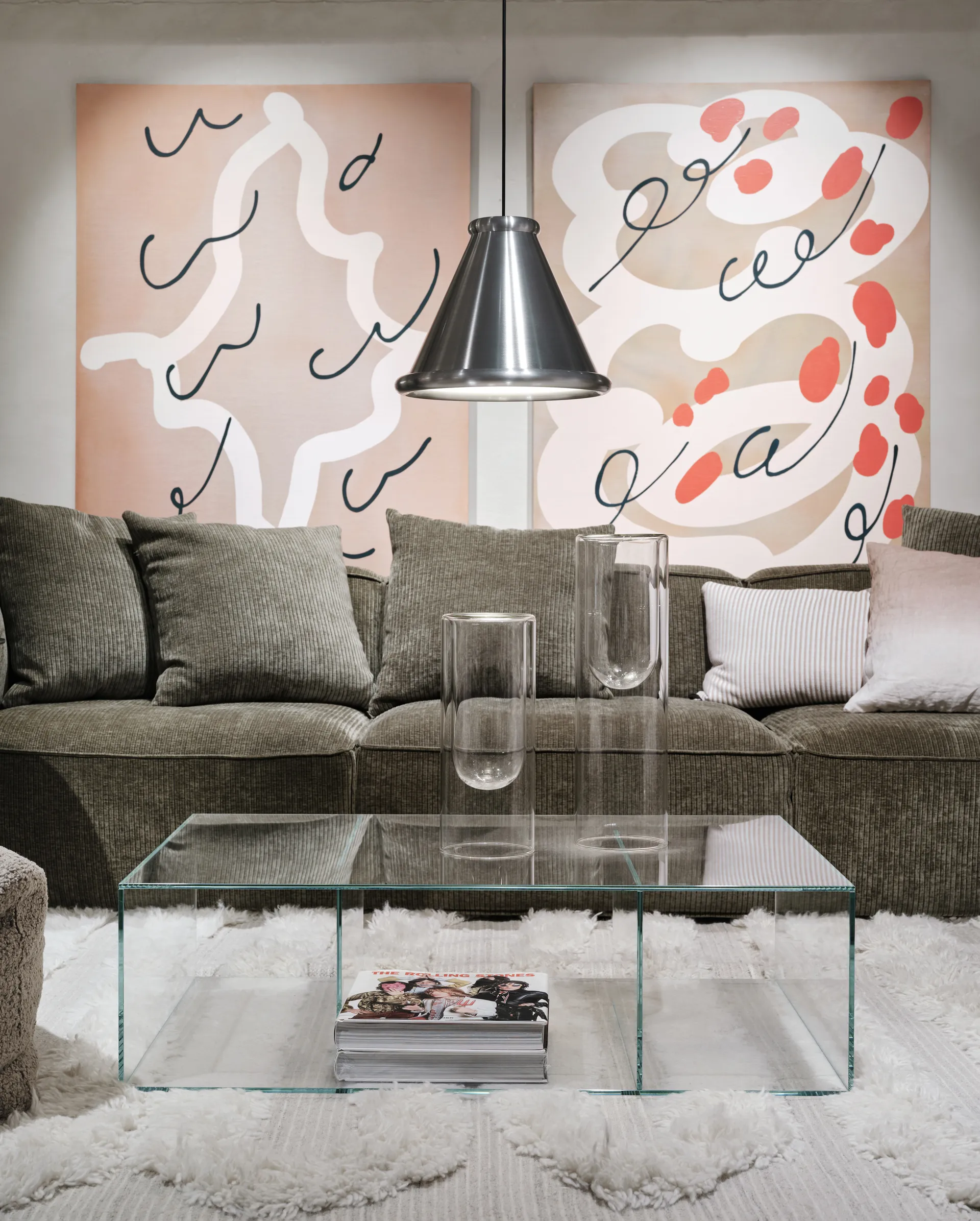 Belle hanglamp Ø36 cm, Brushed aluminium Belid