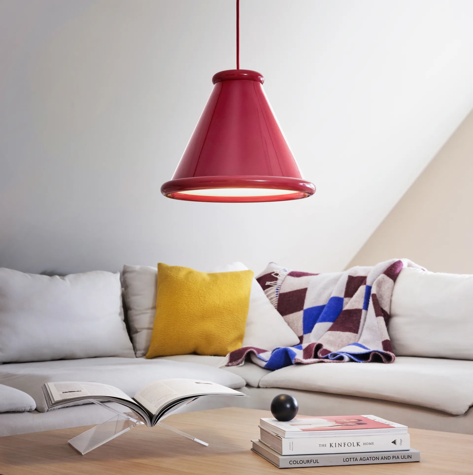 Belle hanglamp Ø36 cm, Red violet Belid