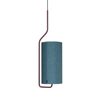 Bender lampenkap wol Ø27 cm - Blauw - Belid