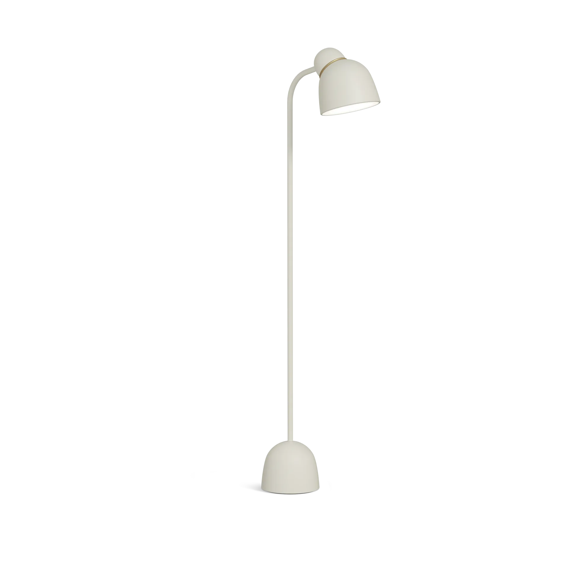 Bird vloerlamp 130 cm, Zand-messing Belid