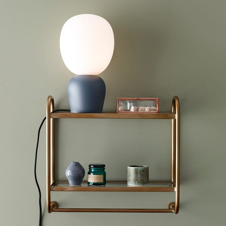 Buddy tafellamp opaalglas, Azurite (blauw) Belid