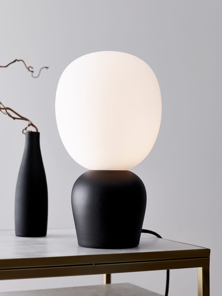 Buddy tafellamp opaalglas, Zwart Belid