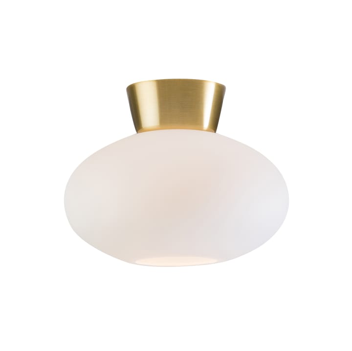 Bullo plafondlamp opaalglas Ø27 cm - Messing - Belid