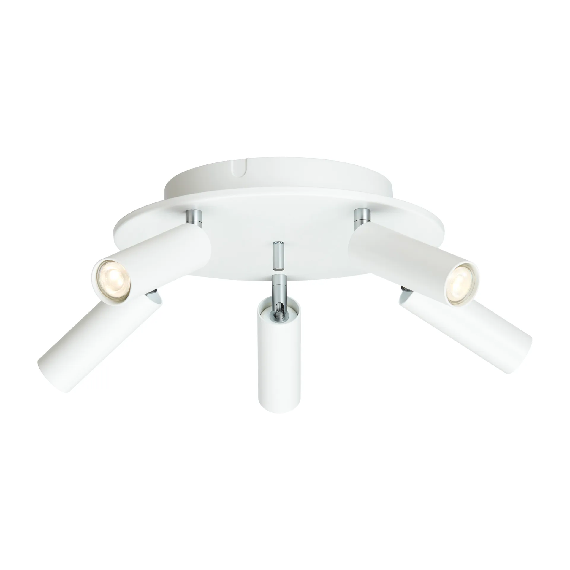 Cato Slim ronde plafondspots 5 st., Matwit-led Belid