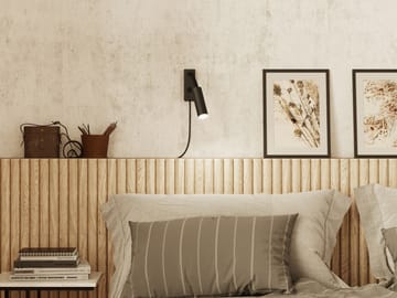 Cato Slim wandlamp flexarm - Matzwart - Belid