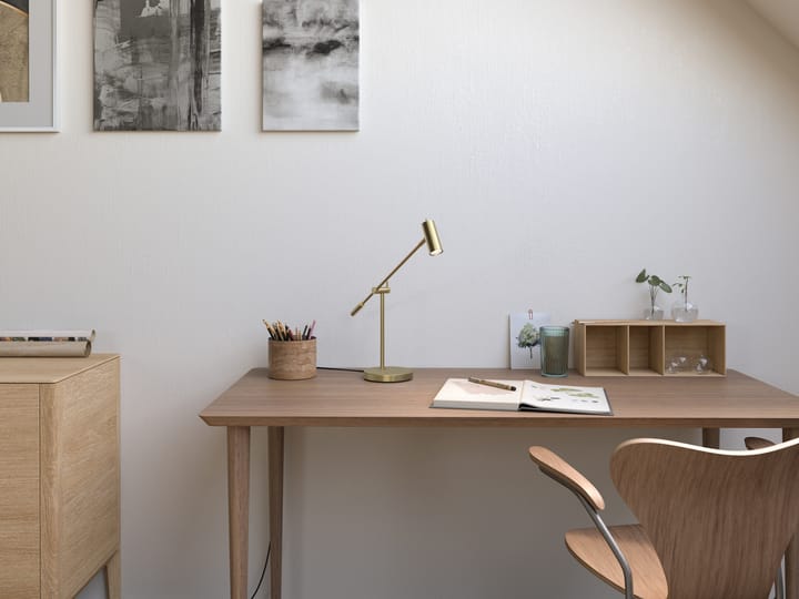 Cato tafellamp 48,5 cm, Blankslipad mässing Belid