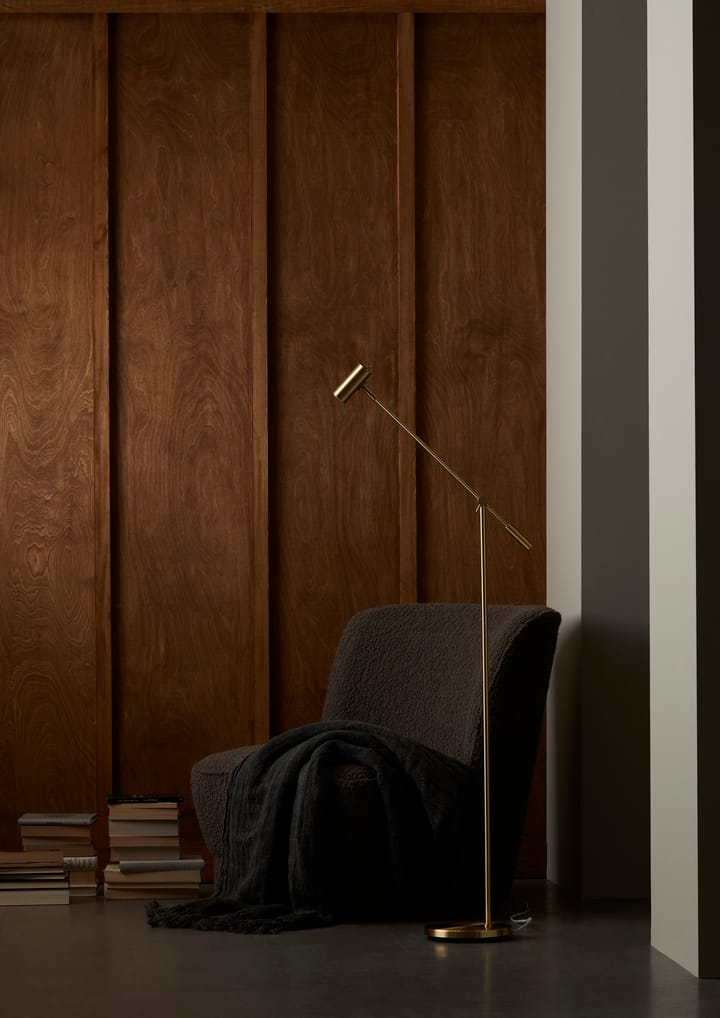 Cato vloerlamp, Glanzend messing Belid
