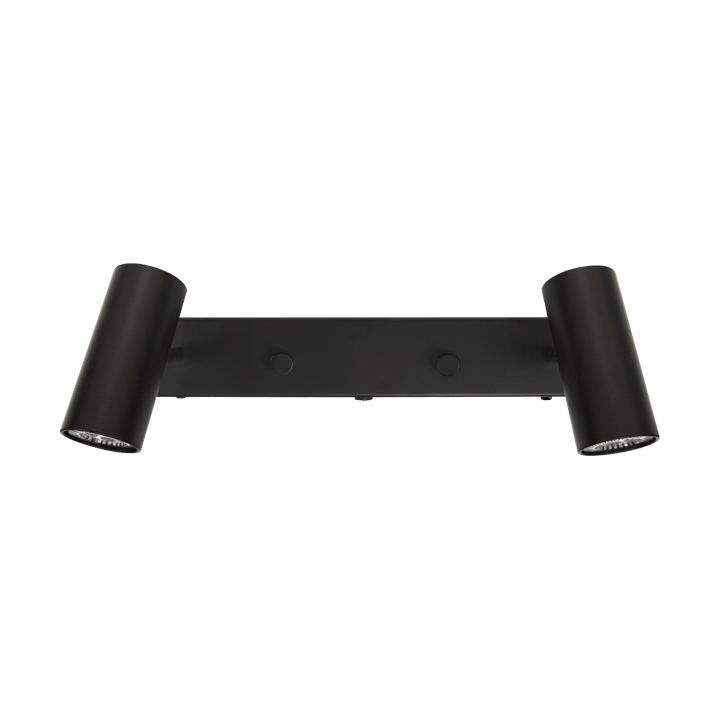 Cato wandlamp dubbel - Matzwart - Belid